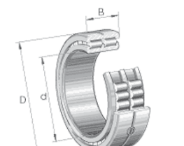 INA SL014840 roller bearings